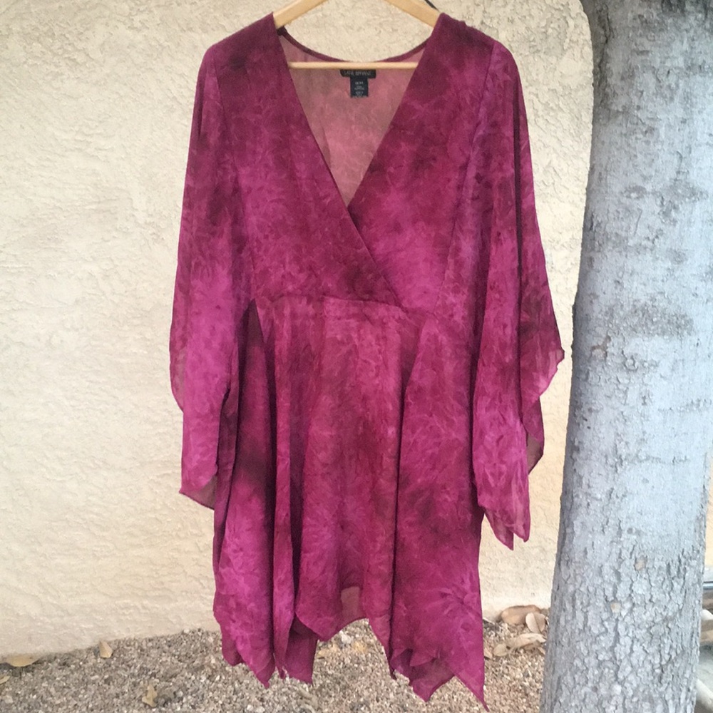 Lane Bryant Burgundy Tunic